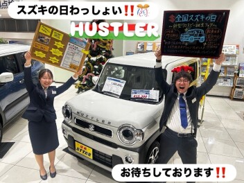 まだまだスズキの日開催中！！！クロスビー・ハスラー展示会！